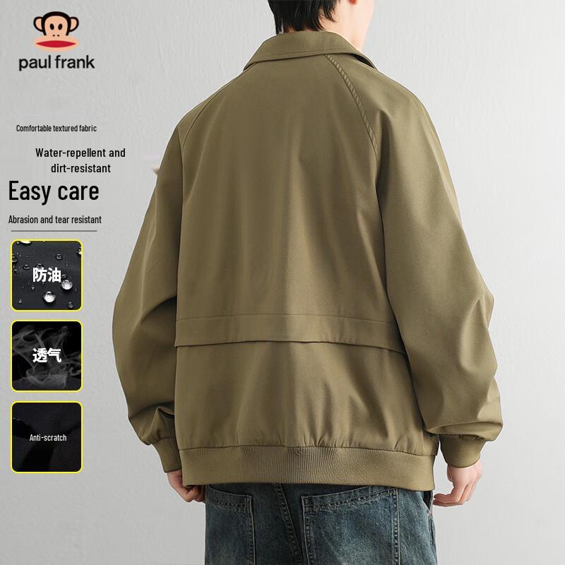 paul frank Herren Freizeit Revers Workwear Jacke