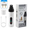 Electric Pet Nail Grinder Super Quiet USB Silent Pro Nail Grinder Safety with Replacement Grinding Heads Pet Nail Trimmer