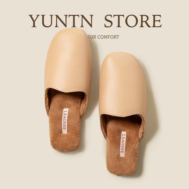 Waterproof Cotton Slippers: Non-Slip Sole, Velvet Lining, Unisex