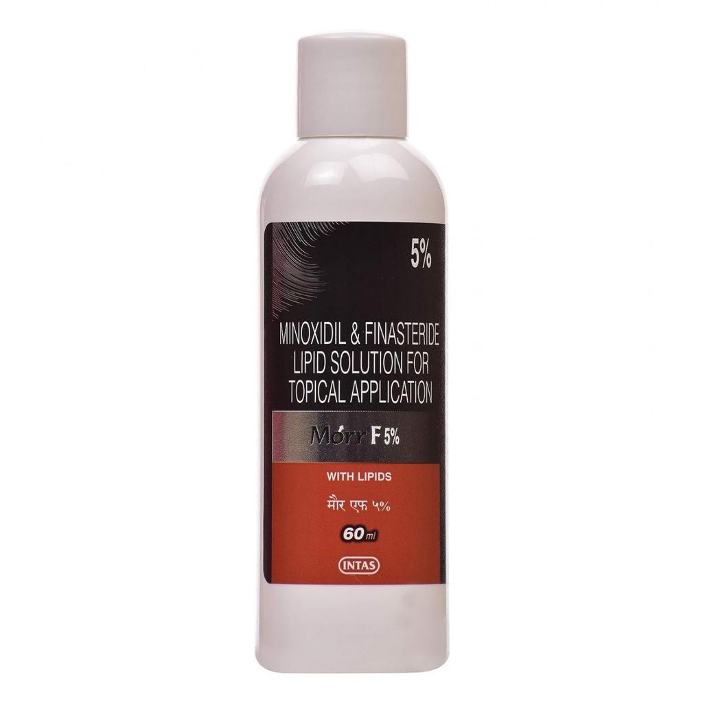 Set Solution lipidique de Minoxidil et Finastéride (5x60 ml), Ensemble de solution lipidique de minoxidil et de finastéride à 5 %, Morr