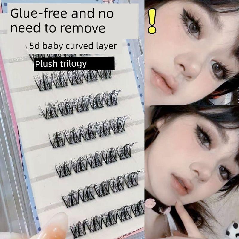 Thick Baby Glue-Free 3D Self-Adhesive Fake Eyelashes
