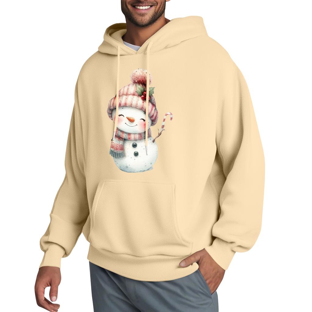 Men's Hooded Sweatshirt, Contrasting Color Sweatshirt, Sports   Casual Jacket