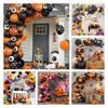 Multicolored Halloween Balloon Arch Kit For Kids Birthday Party Decorations