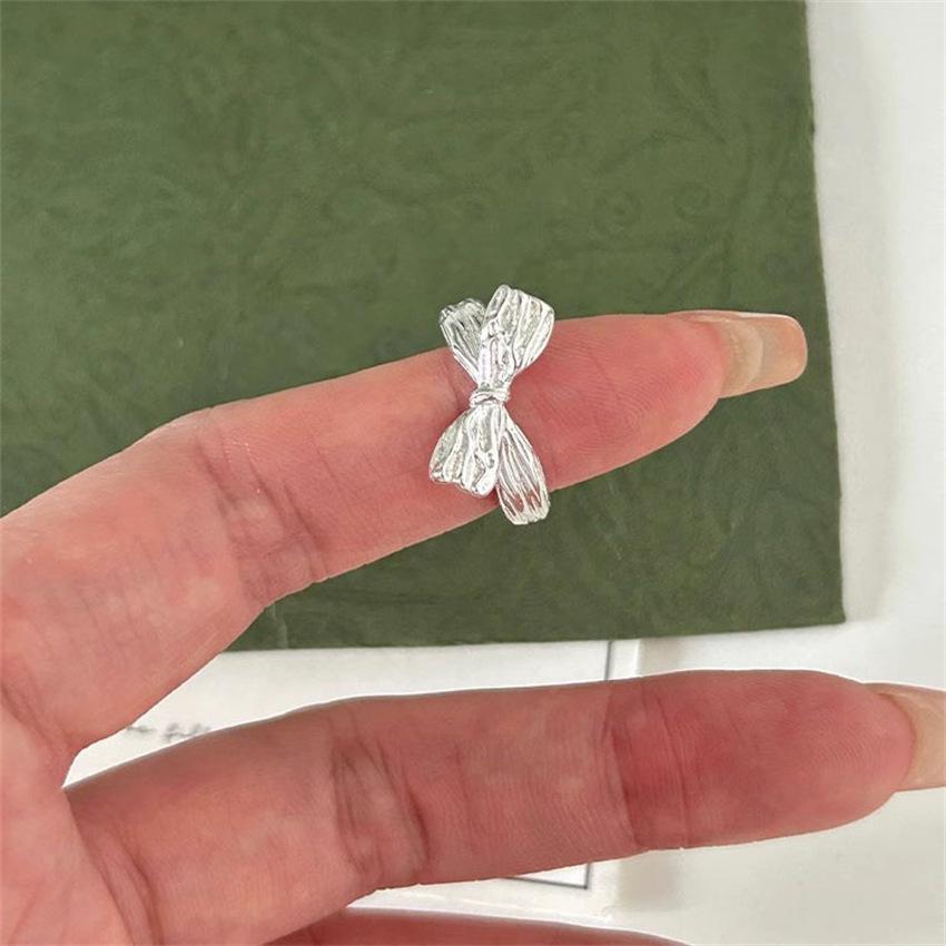 Women's 925 Sterling Silver Retro Ring - Light Luxury, Colorfast, Versatile, High-End.