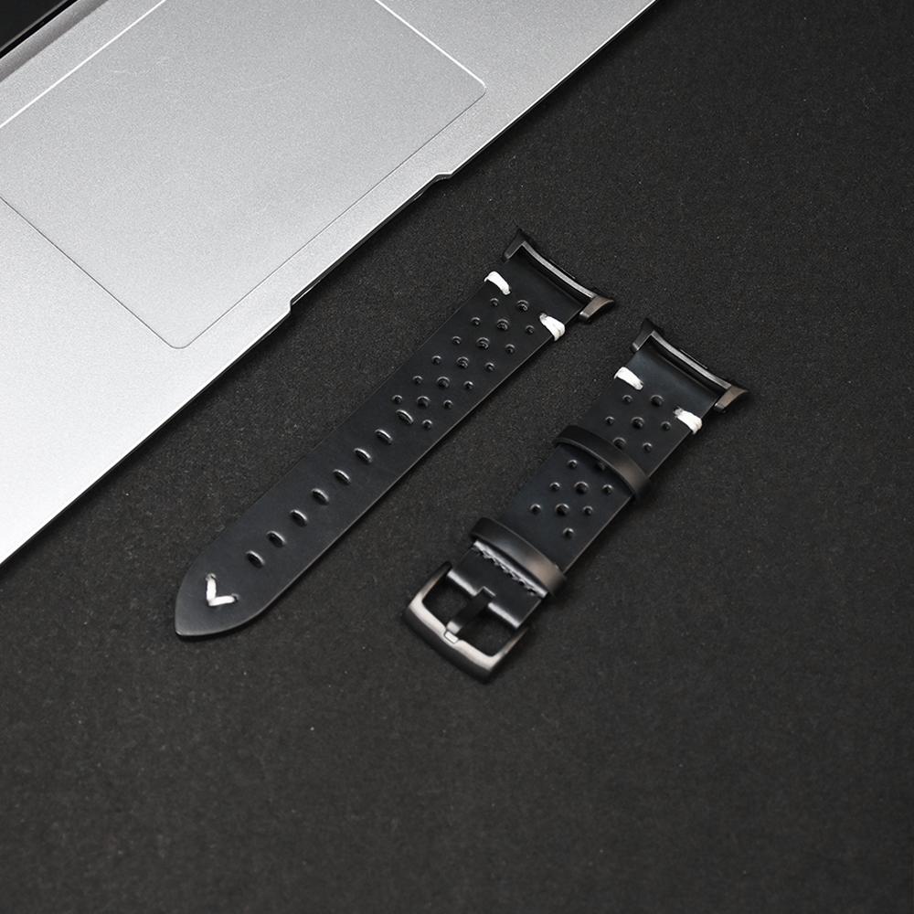 

Шкіряний діловий ремінець для Samsung Galaxy Watch 8 Classic 46мм 8 40мм 44мм Чоловічі ремінці для GALAXY Ultra 47мм 2025 Correa Браслет Galaxy 8Classic 46mm