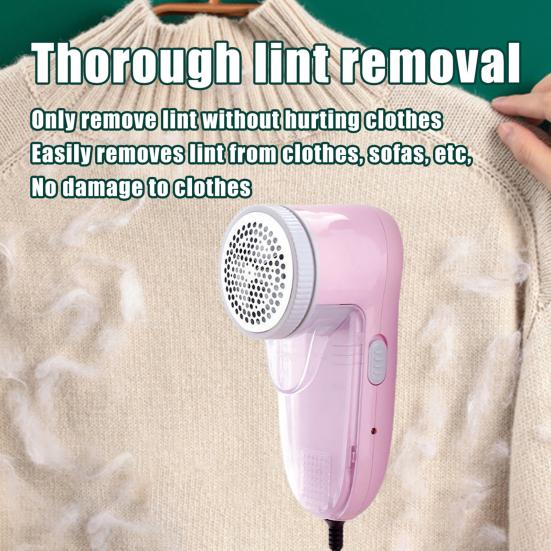 

Средство для удаления ворса, штепсельная вилка европейского стандарта, свитер с шариками для волос, бритва, эффективное USB-устройство для удаления ворса с 3 лезвиями для полного удаления комочков волос