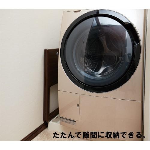 ISETO Folding Laundry Basket with Legs, ACOT, White, Width 40 X Depth 4.0-30.0 X Height 61.0 Cm, Made In Japan, Foldable, Legs, Reduces Back Pain, Sto