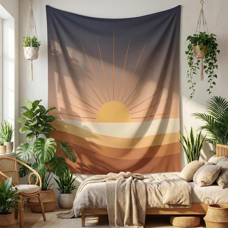 Bohemian Sunrise tapestry 75x100 чёрный