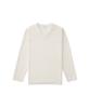 Stico Diems Ripple Knit Slit Neck T-Shirt_Ivory (Classic Fit)_Dtsuz41Csi