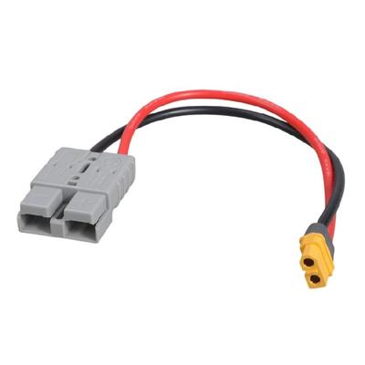 ADS Plugs To XT60 Female 12AWG Power Cable for Battery Charging Agricultural Equipment 50AMP 600V Battery Adapters Cord