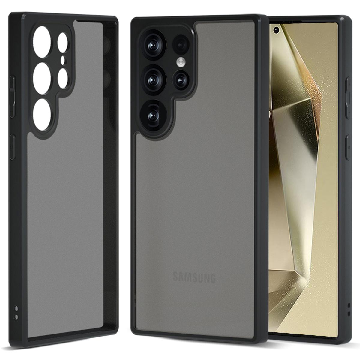 

IBMRS For Samsung Galaxy S24 Ultra Case Precise Cutout Camera Protection Phone Cover Matte Black