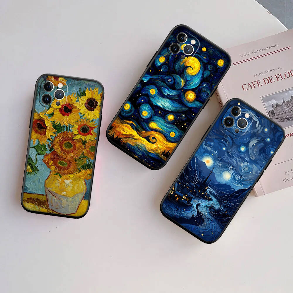 Starry Night Van Gogh New Phone Case for Samsung S20 S21 S22 S23 S24 FE Ultra Plus Lite S21S A07 A17 A36 A37 A55 A57 F06 F16 M06 M16 M56