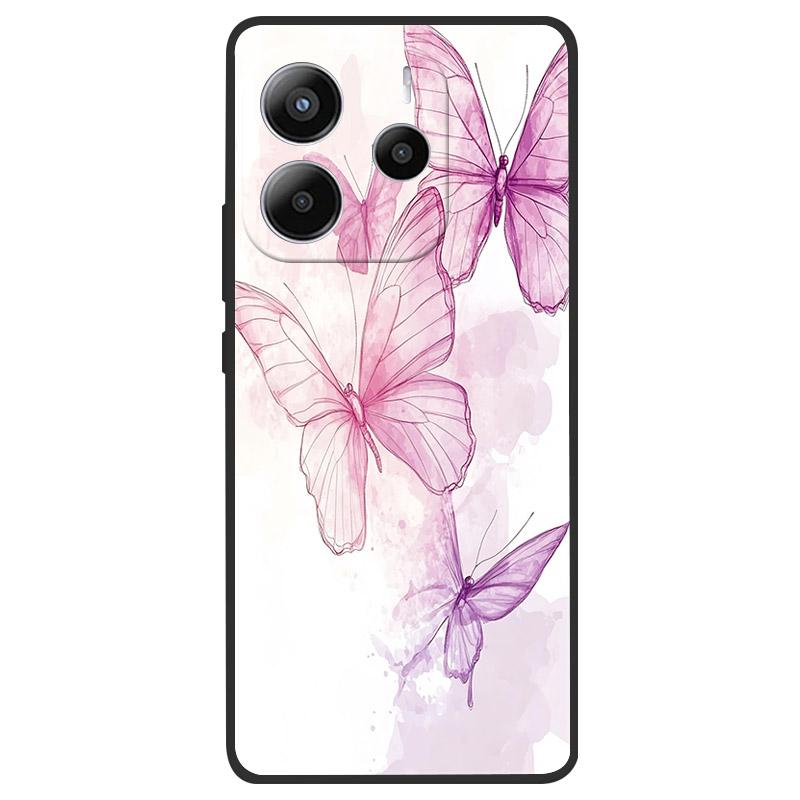 For Redmi Note 14 4G (Europe) Phone Case Marble Painting Pattern Soft Silicone Anti Drop Cover For Xiaomi Redmi Note14 4G Shell