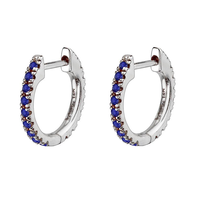 Cross-Border Elegant Women's Zircon Ear Cuffs and Hoops