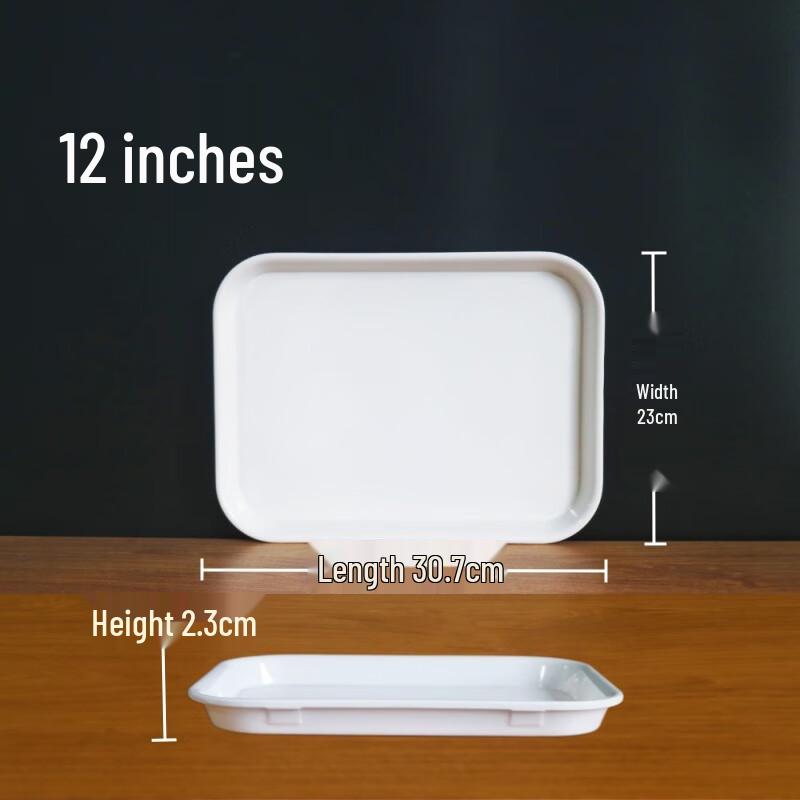 Lijia Fitment Melamine Serving Trays (10-Pack)