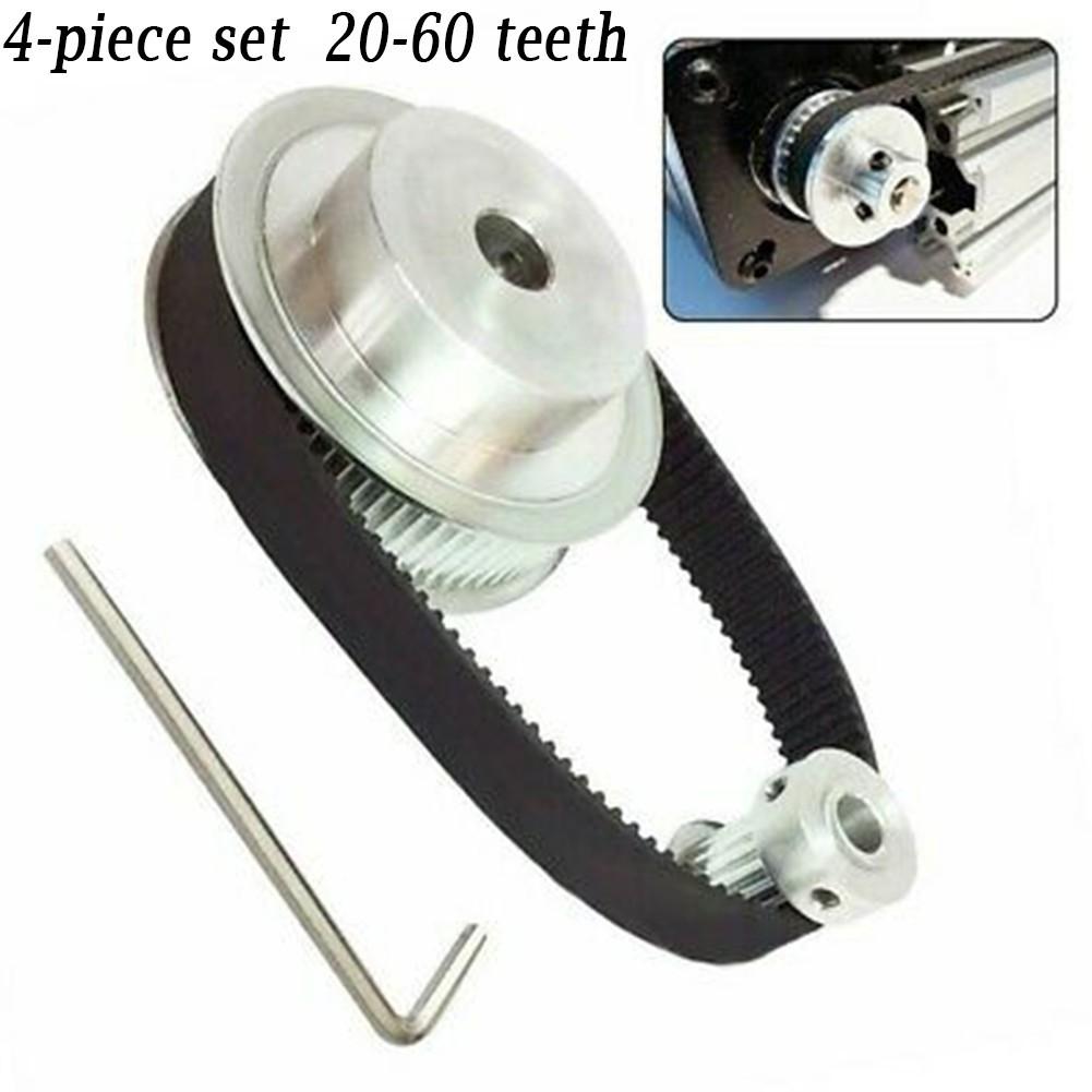 Aluminum Timing Belt Closed Loop 200mm with 20 and 60 Teeth for 3D Printer