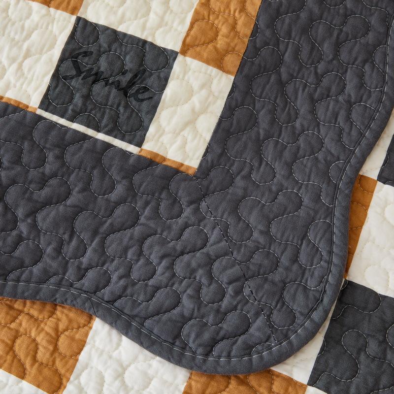 Cotton Sofa Cushion All Seasons Universal Non-Slip Plaid Cotton Cushion Simple Modern Summer Sofa Cover Cloth