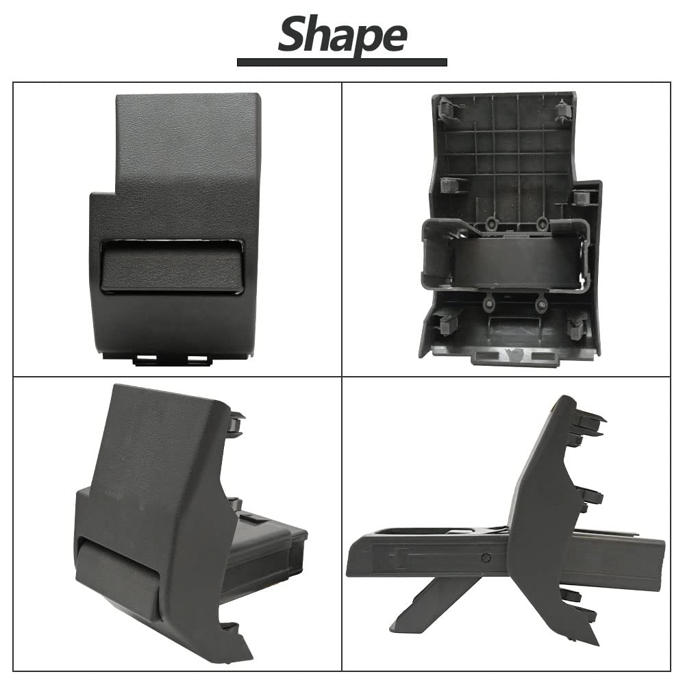 Gray drink cup holder for drive Land Cruiser 70 series Specially designed for the holder/coffee right-hand (LC70, 71, 75, 76, 77, 78, 79). interior.