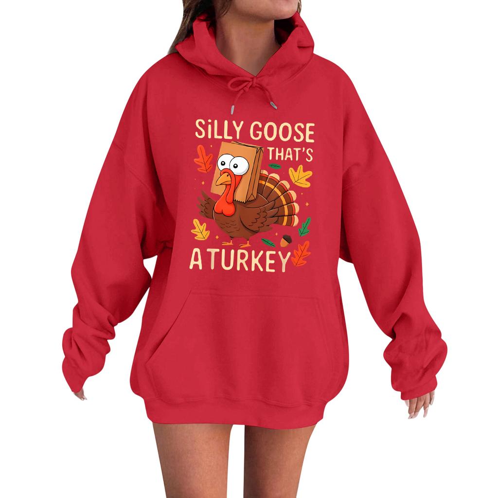 Women's Fashion Casual Long Sleeve Loose Printed Sweatshirt