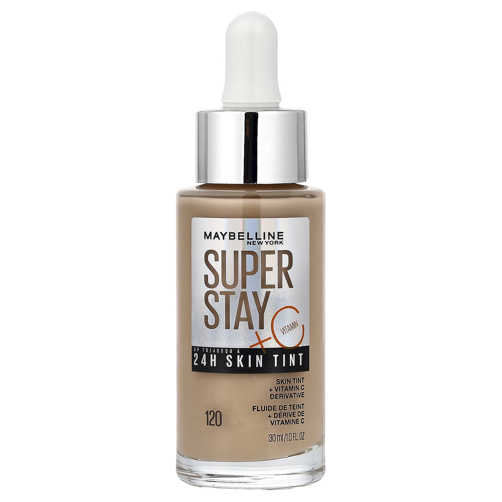

Maybelline, Super Stay, 24-Hour Skin Tint, 120, 30ml (1 fl oz)