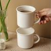 Retro Ceramic Coffee Milk Breakfast Drinking Cup Household Couple Cup Nostalgic High-End Teacup