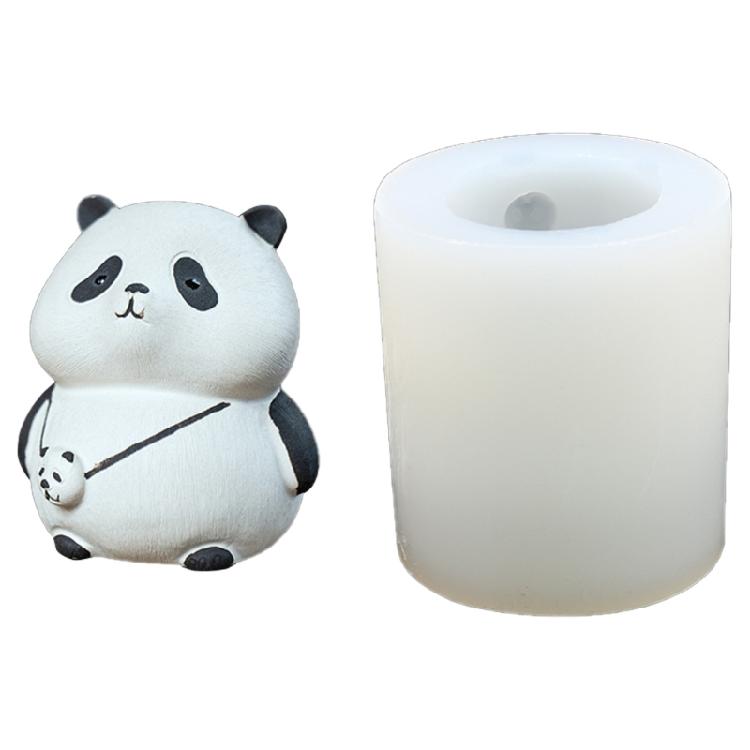 Silicone Baking Molds Panda Candy Molds Chocolate Moulds Panda Fondant Moulds Silicone Texture for Cake Chocolate