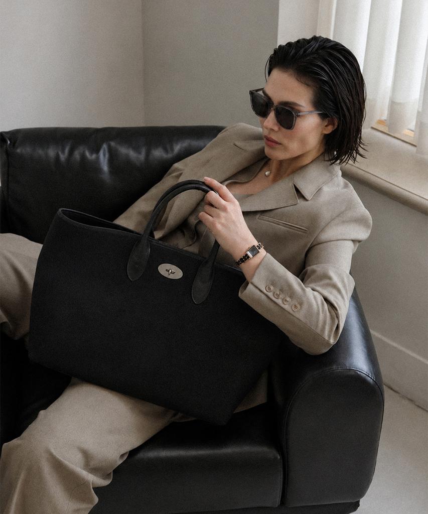 Allclassic Brera Tote Bag #1 [Black Suede]