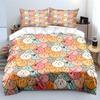 Cute Cartoon Animal Face Background Bedding Set For Kids Luxury Gift 3Pc Digital Print Comforter Set Soft Comfortable Breathable