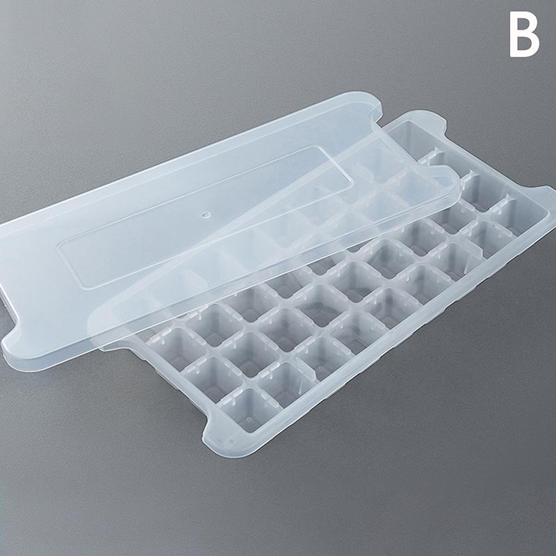 Food Grade Pp Ice Cube Mold Trays 36/72/144 Ice Cube Trays Reusable Ice Tray With Lid Super Easy Release Ice Cube Molds