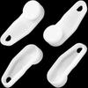 50 Pcs New White Curtain Track Clips Durable Plastic Curtain Track Hooks Multifunction Drapery Hooks Bedroom