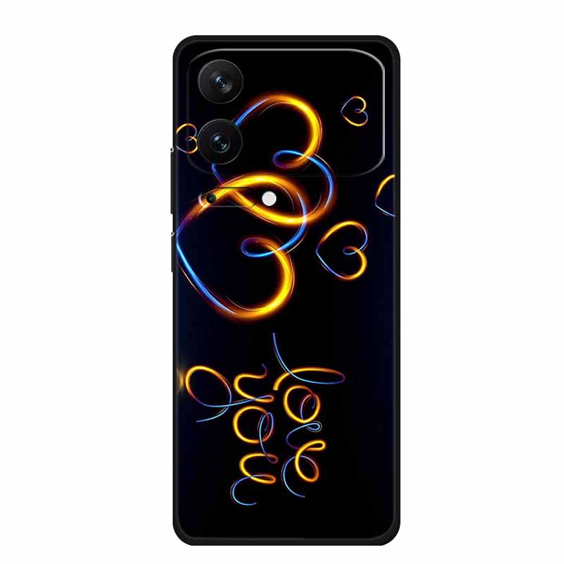 For Xiaomi 17 Pro 2025 Phone Case Fashion Flowers Black Silicone TPU Soft Coque For Xiaomi Mi 17 Pro Max Back Cover Case Shell