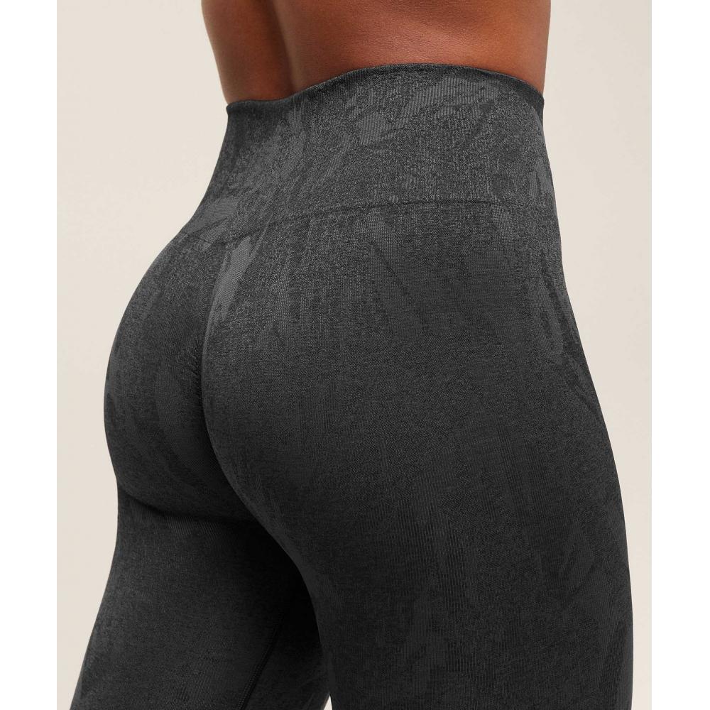 Gymshark Adapt Camo Seamless Leggings Asphalt Grey Black B4b8e Gc8n