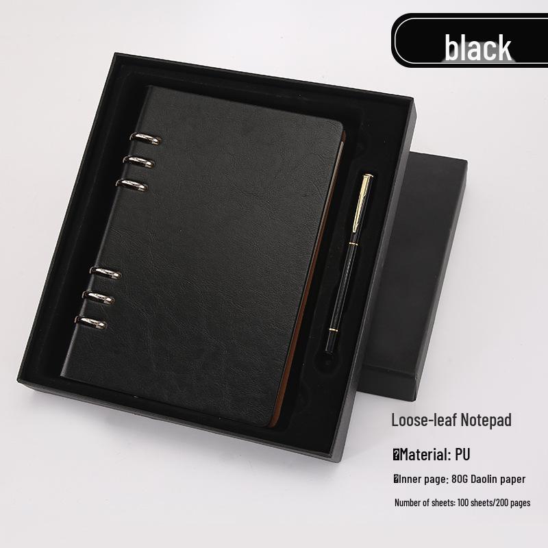 Enterprise Loose-leaf Notebook, Customizable A5/B5/A6 for Company Events & Meetings