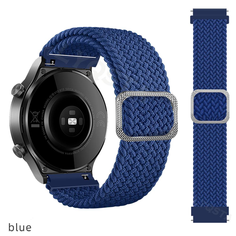 20/22mm Watchband For Garmin Venu SQ 2 Vivoactive 3/4 Strap Wristband For Forerunner 965 265 745 255 Braided Nylon Bracelet Belt