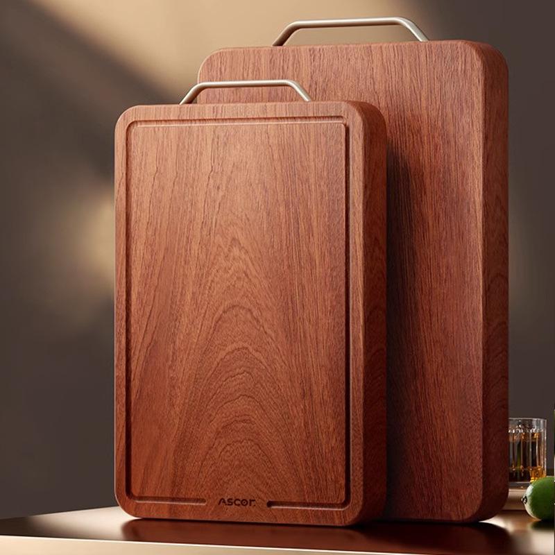 New Ebony Wood Cutting Board Antibacterial Anti Mold Kitchen Chopping Board Double Sided