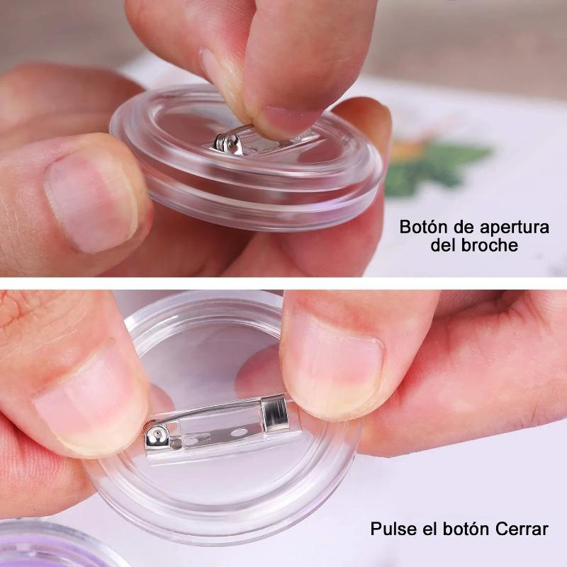 10/30/50 STUKS Ronde Badge Maakset DIY Speldknop Benodigdheden voor Aangepaste Broches Naamplaatjes Cosplay Evenement Feest Knutselmaterialen