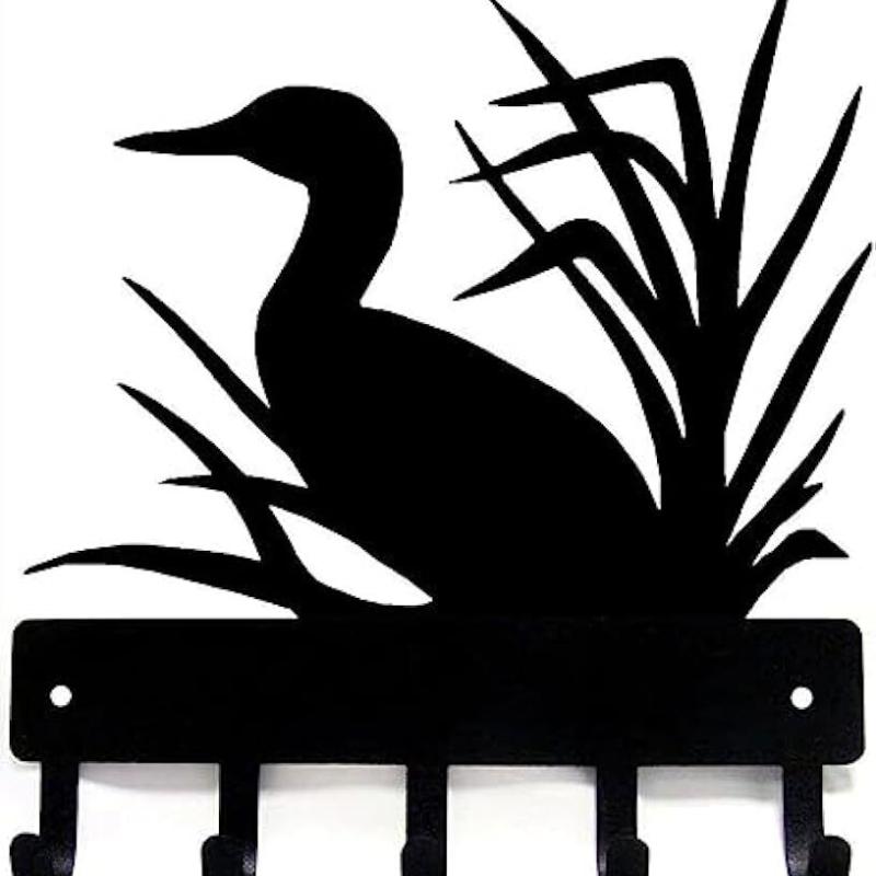 

Вешалка для ключей Loon Key — маленькая, ширина 6 дюймов ; Настенное крепление