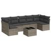 VidaXL Garden Lounge Set with Cushions 8 Pcs, Sofas with Adjustable Feet, Outdoor Furniture Set Patio Terrace, 3249279