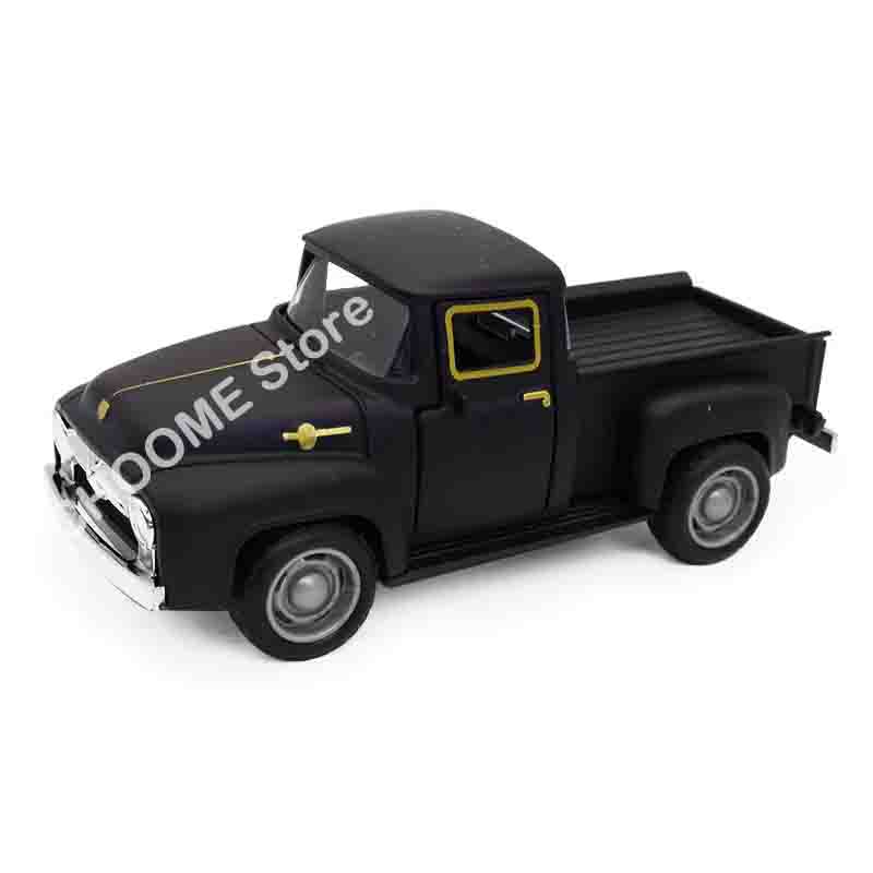 1:32 Scale Classic Pickups Truck Car Model Alloy Pull Back Diecast & Toys Vehicle For Boys Children Christmas Collection Toy Car