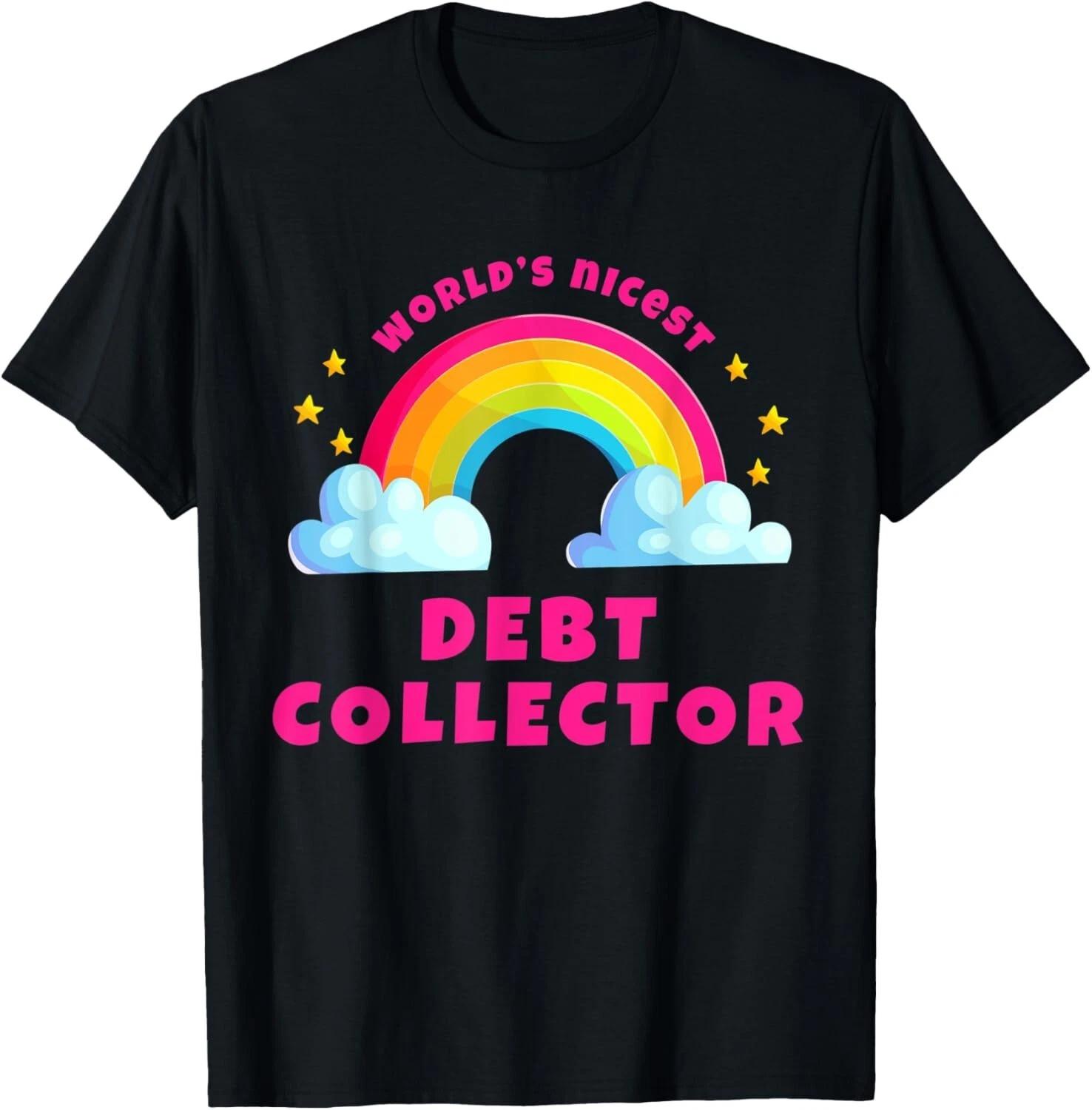World_s Nicest Debt Collector  Shirts _ Funny Debt Collector T- Shirt L
