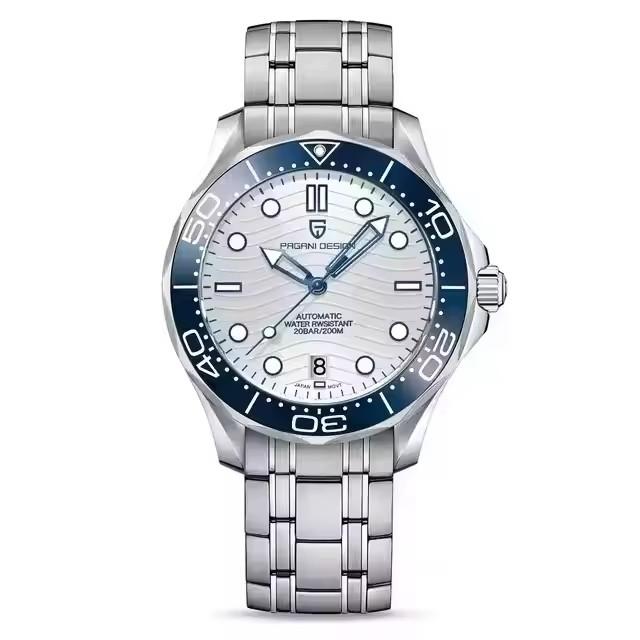 PAGANI DESIGN New Mechanical Luminous Ceramic Bezel Men Watch Luxury 316 All Steel Watch AR Sapphire Diving Japan Movt Man watch