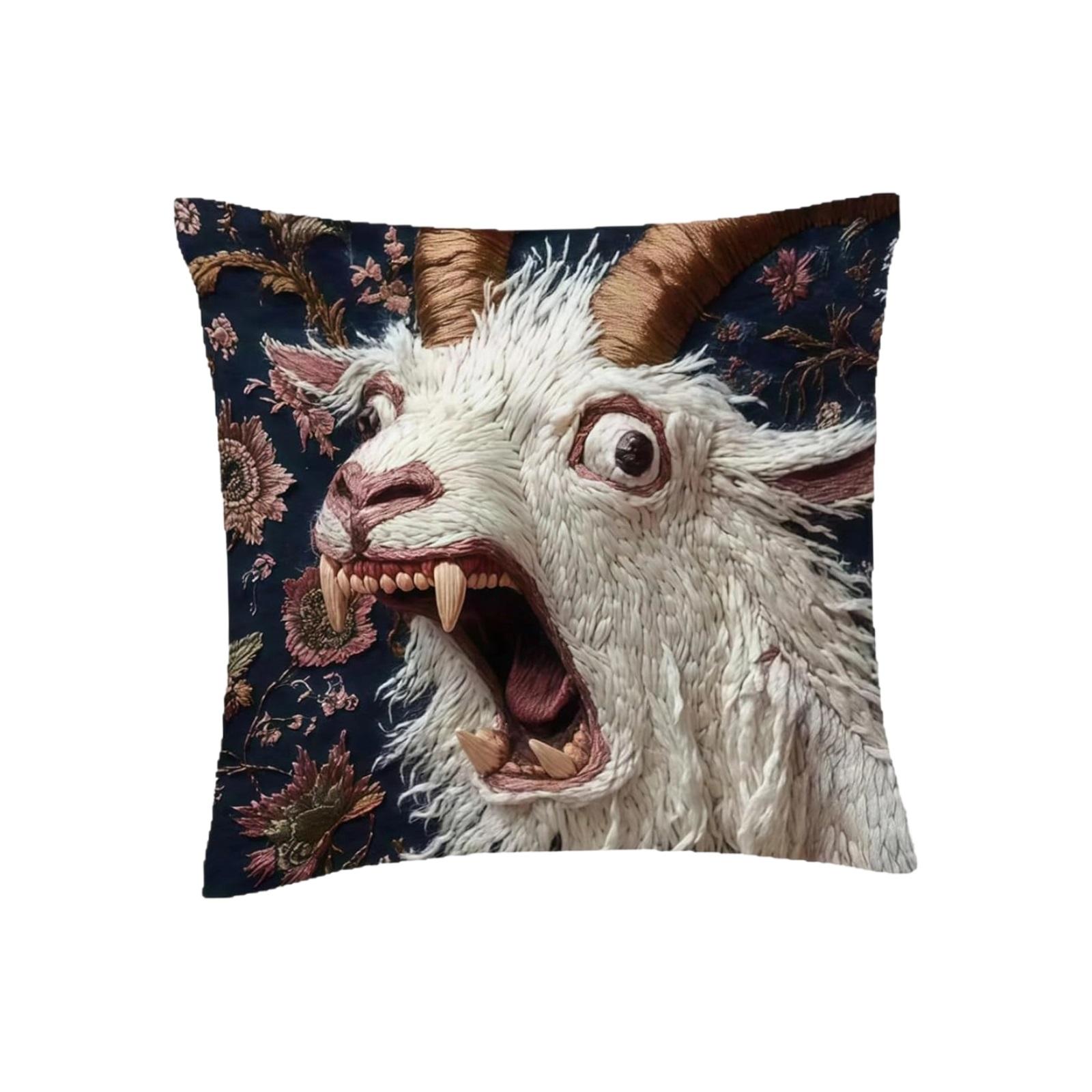 Animal Print Plush Pillow Cover - Skin-Friendly Short Plush Fabric Cute Decorative Cushion Case For Sofa Living Room Bedroom One Size 653₽