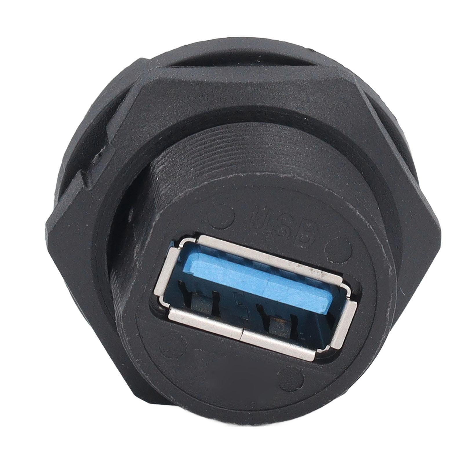 

13-контактний USB 3.0 різьбовий роз єм IP67 Водонепроникний адаптер-розетка для монтажу на задню панель 5.0 Гбіт/с Висока