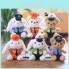 Adorable Plush Police Bear Keychain Cute Soft Stuffed Animal Toy Accessory