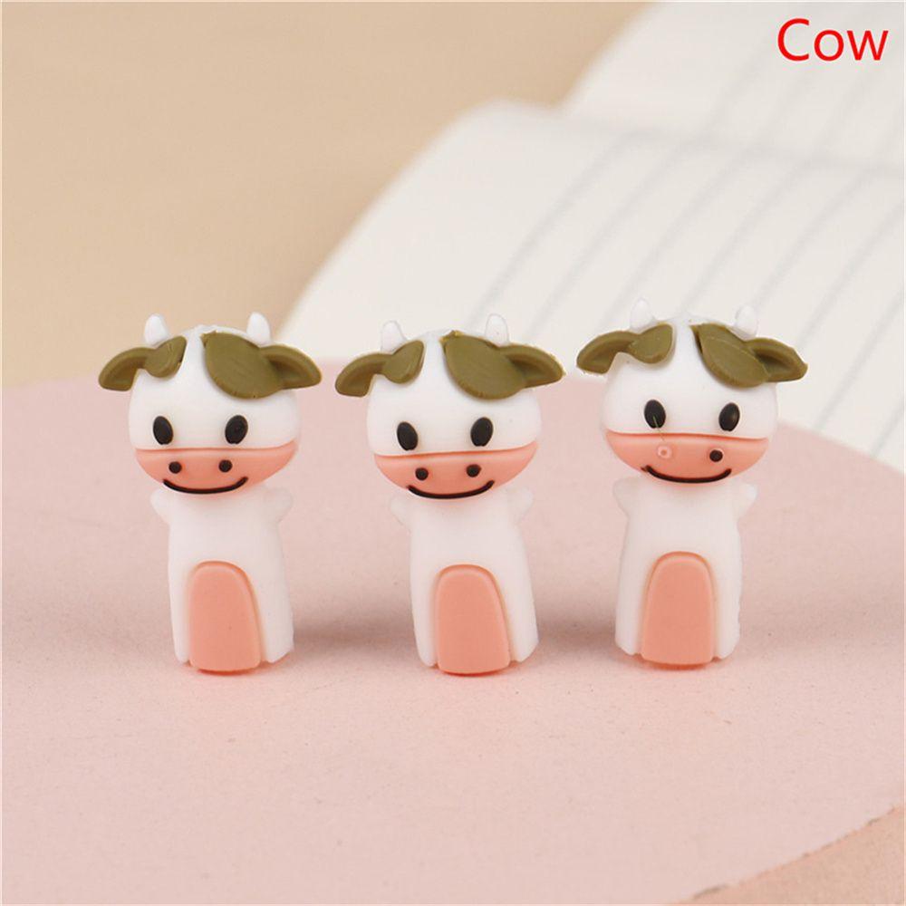 Writing Tool Cartoon Cow Gel Pen Top Protector Pencil Cap Pencil Top Extender Pencil Protection