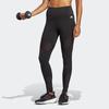 Adidas Colorblock High-Waist Stretch Leggings Women Bottoms Black HT5426
