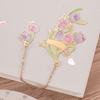 Tassel Flowers Brass Bookmark Brass Book Clip Retro Metal Bookmark  Teacher