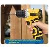 16.8V Electric Screwdriver Mini Wireless Driver With 1/2PCS Lithium-Ion Battery Cordless Drill  Home DIY Power Tools