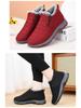 Winter Plush Non-Slip Waterproof Grandma Shoes - Warm, Comfortable Soft Sole for Middle-Aged & Elderly