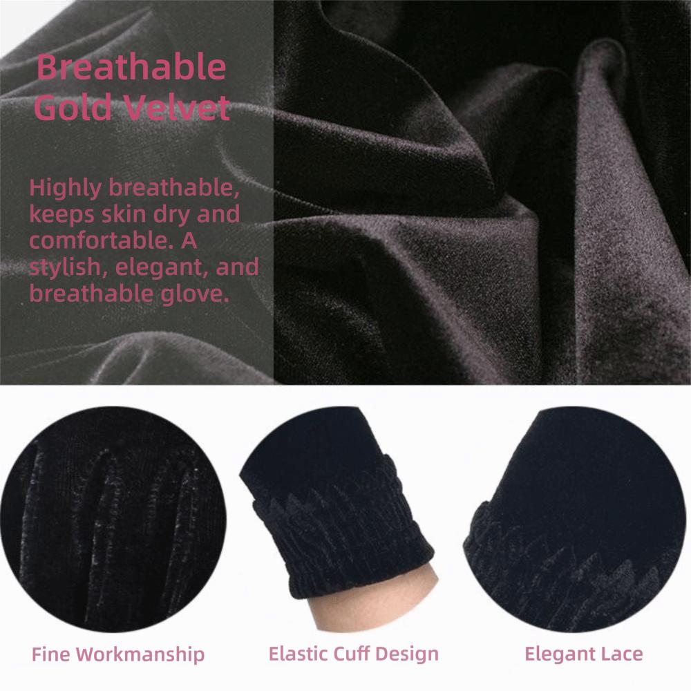 Velvet Gloves New Thick Velvet Gloves Solid Color Furry Warm Mitts Women Gloves Autumn Winter Full Finger Mittens Women Gloves